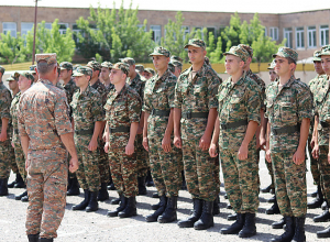 N զորամիավորման ղեկավար կազմը հանդիպել է նորակոչիկների հետ