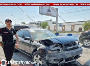 Քաղաքացին Audi-ով բախվել է ճանապարհին լցված ավազին. նրան պատճառվել է մի քանի միլիոնի վնաս. Shamshyan.com