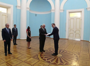 Նախագահ Վահագն Խաչատուրյանին  իր հավատարմագրերն է հանձնել Շվեյցարիայի նորանշանակ դեսպանը