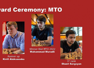 Գրոսմայստեր Շանթ Սարգսյանը` Բիլի փառատոնի բրոնզե մեդալակիր