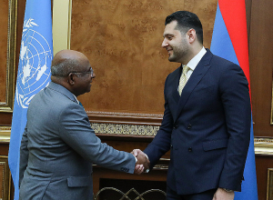 Փոխվարչապետ Մաթևոսյանն ընդունել է ՄԱԿ-ի Գլխավոր ասամբլեայի նախագահ Աբդուլլա Շահիդին