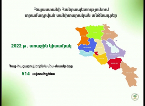 Սննդամթերք տեղափոխող 514 մեքենայի տրամադրվել է սանիտարական անձնագիր