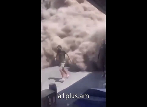 Պայթյունի պահը «Սուրմալու» առևտրի կենտրոնում