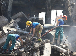 Հարակից տարածքն ամբողջությամբ մաքրված է, այժմ աշխատում են բուն պայթյունի հատվածում