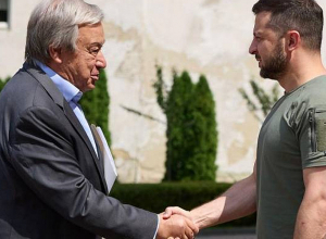 Ուկրաինայի նախագահը և ՄԱԿ-ի գլխավոր քարտուղարը քննարկել են իրավիճակը Զապորոժիեի ԱԷԿ-ի շուրջ