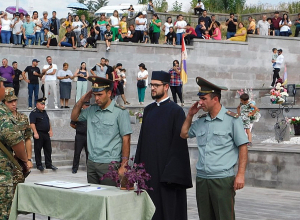 Երդման արարողություն՝  Սիսիանի զինվորական պանթեոնում