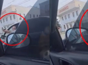 Ախալքալաքից ընդդիմադիր գործիչ Արթուր Մկոյանի կողմից կրակոցներ արձակելու կադրերը