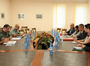 Эдвард Асрян принял главу делегации МККК