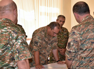 Անցկացվել է ցուցադրական հրամանատարաշտաբային զորավարժություն