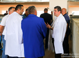 Նախագահ Հարությունյանը ծանոթացել է Պատարա գետից Ստեփանակերտին խմելու ջրի մատակարարման ընթացքին