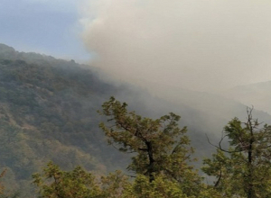 Իջևանում մթության պատճառով հրդեհաշիջման աշխատանքները դադարեցվել են