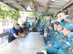 ԱԻ նախարար Արմեն Փամբուխչյանը Սյունիքի մարզում է. հանդիպել է մարզպետի հետ և այցելել Կապանի ՀՓՋ