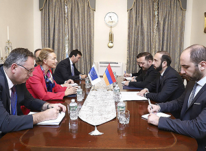 Արարատ Միրզոյանը   հանդիպել է Եվրոպայի խորհրդի Գլխավոր քարտուղար Մարիա Պեյչինովիչ Բուրիչի հետ