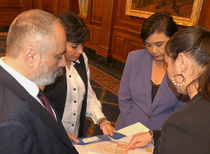 Արցախի ԱԳ նախարարը հանդիպել է Կոնգրեսի ներկայացուցիչների պալատի անդամ Ջուդի Չուի հետ