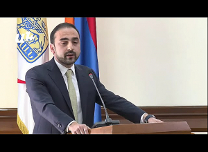 Выступление кандидата в вице-мэры Тиграна Авиняна
