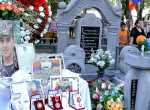 44-օրյա պատերազմում նահատակված Հերոս Լևոն Գրիգորյանին նվիրված հուշաքար-ցայտաղբյուր բացվեց Շենգավիթում