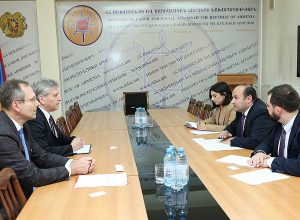 Նախարար Նարեկ Մկրտչյանն ընդունել է Ավստրիայի դեսպան Ալոիս Կրաուտին