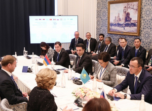 Ալեն Սիմոնյանը Սամարղանդում մասնակցել է ԵԱՏՄ անդամ պետությունների խորհրդարանների ղեկավարների հանդիպմանը