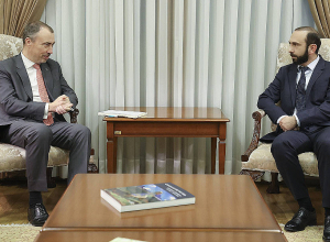 Встреча главы МИД РА Арарата Мирзояна и Специального представителя ЕС Тойво Клаара