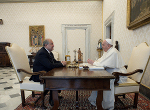 Հանդուրժողականության ու խաղաղության կարիք կա․ Արմեն Սարգսյանը նամակ է հղել Հռոմի պապին