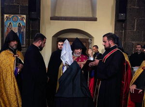 Վարդապետության չորս աստիճանների տվչության արարողություն՝  Մեսրոպ Մաշտոց եկեղեցում