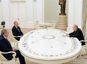 Սոչիում մեկնարկել է Փաշինյան-Պուտին-Ալիև եռակողմ հանդիպումը