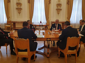 Секретарь СБ Армен Григорян встретился с секретарём СБ РФ Николаем Патрушевым