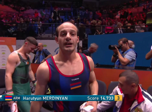 Հարություն Մերդինյանը՝ աշխարհի բրոնզե մեդալակիր