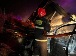 Մարմաշենի խճուղում «Opel»-ը բախվել է տրակտորին և բռնկվել. տրակտորը կողաշրջվել է. կան տուժածներ