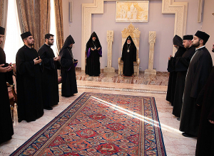 Կաթողիկոսն ընդունել է նորաօծ քահանաներին