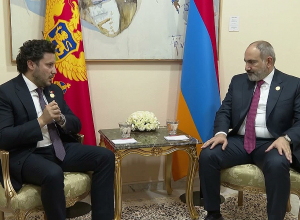 Վարչապետ Փաշինյանը հանդիպում է ունեցել Մոնտենեգրոյի վարչապետ Դրիտան Աբազովիչի հետ