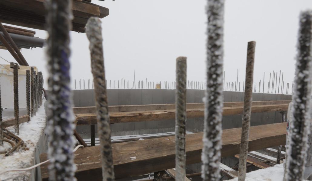 շինարարություն ձմռանը