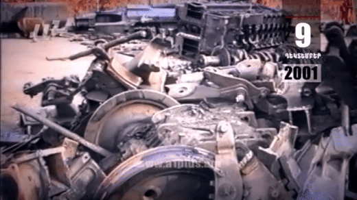 Օրացույց․ 9-ը դեկտեմբերի․ Արագ տեմպերով ապամոնտաժվում էր Կապանի երկաթուղային ամբողջ շարժակազմը