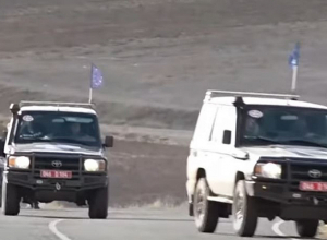 ԵՄ դիտորդները Գորիս-Ստեփանակերտ ավտոճանապարհի փակ հատվածում են