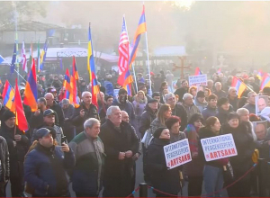 Բևեռի հանրահավաքը և երթը` միջազգային խաղաղապահ ուժերի տեղակայման պահանջով. Ուղիղ