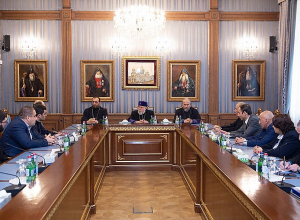 Ամենայն Հայոց Կաթողիկոսն ընդունեց Արցախի պատվիրակությանը