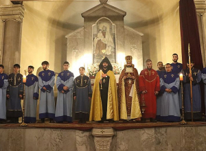 Ախալքալաքի Սուրբ Խաչ եկեղեցում ևս Սուրբ Ծննդյան պատարագ են իրականացրել