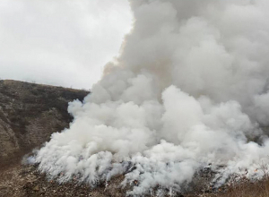 Արդեն 3 օր հրշեջները չեն կարողանում մարել Ալավերդու աղբավայրի հրդեհը