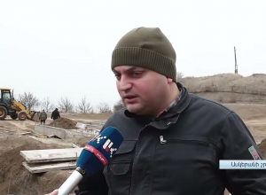 Աշխատող եզակի շինհրապարակներից մեկը Նախիջևանիկում է