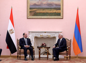 Եգիպտոսի նախագահը՝ Հայաստանի նախագահականում. Լուսանկարներ