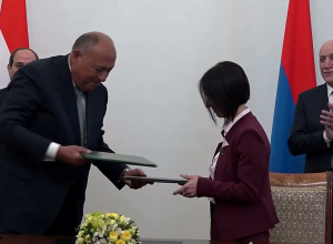 Տեղի են ունեցել հայ եգիպտական բարձր մակարդակի հանդիպումներ, ստորագրվել են հուշագրեր