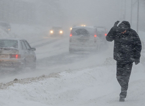 Сильная метель: участок дороги от Арташавана до Цилкара закрыт