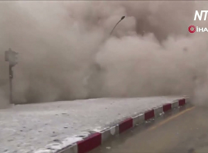 Рушится многоэтажка в Турции