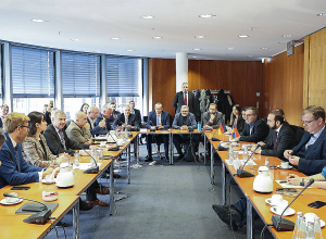 Арарат Мирзоян встретился с представителями постоянных комиссий Бундестага Германии