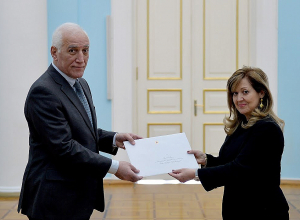 Նախագահ  Խաչատուրյանին իր հավատարմագրերն է հանձնել Հայաստանում Պորտուգալիայի նորանշանակ դեսպանը