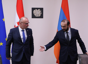 Речь Арарата Мирзояна на совместной пресс-конференции с министром иностранных дел Хорватии