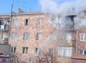 Հրդեհ Եղվարդի բնակարաններից մեկում