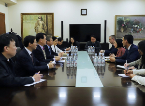 ԿԳՄՍ նախարարը հանդիպել է Կորեա-Հայաստան պատգամավորական բարեկամական խմբի հետ