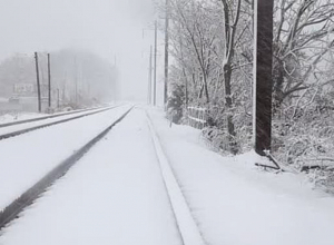 Գյումրի քաղաքում տեղում է ձյուն․ Լարսը բաց է