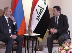 Վարչապետ Փաշինյանը հանդիպում է ունեցել Իրաքի վարչապետ Մոհամմեդ Շիա Սուդանի հետ
